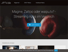 Tablet Screenshot of iptv.de